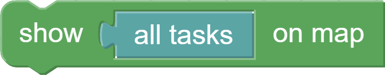 Show all tasks on the map