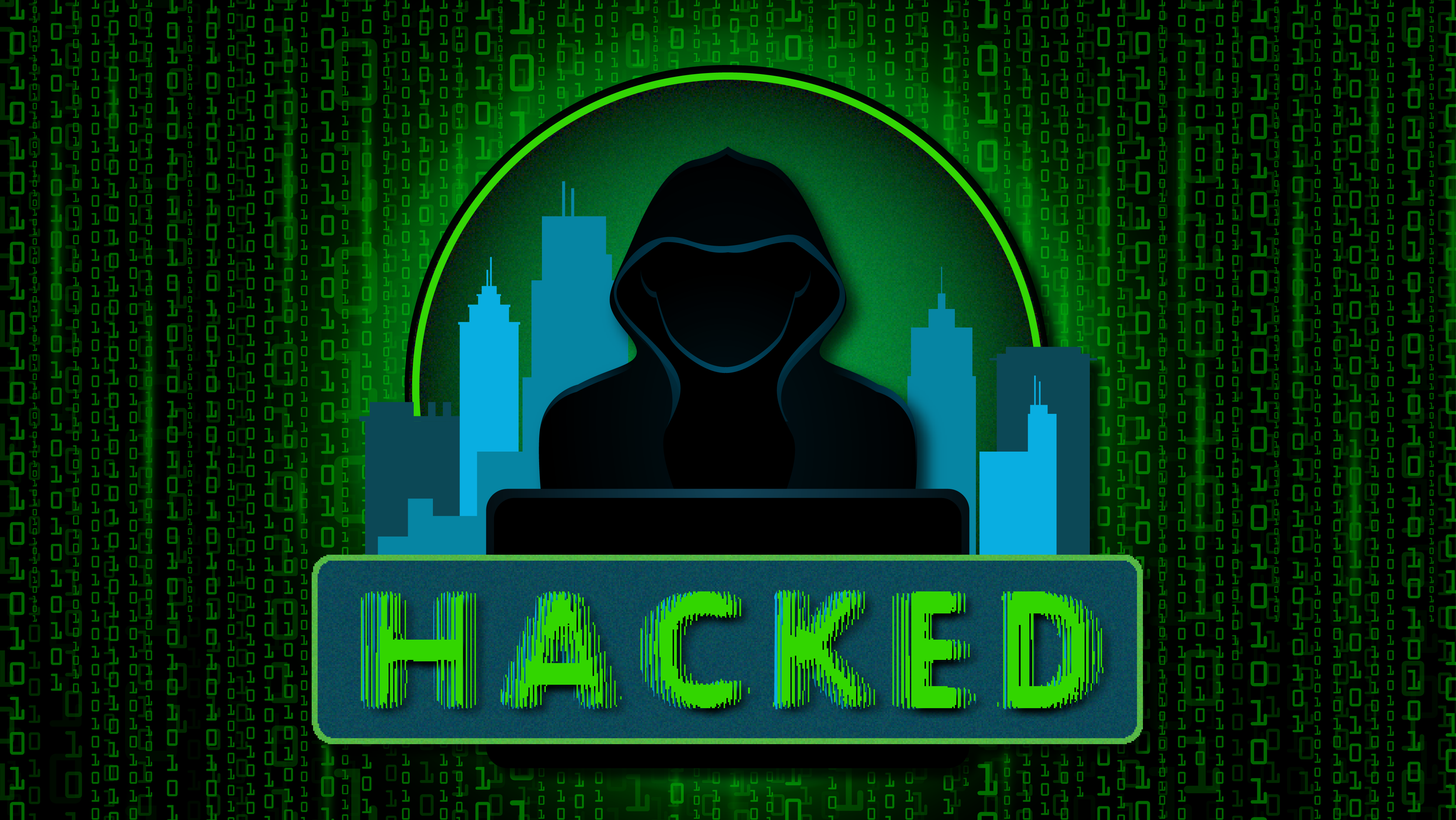 Hacked logo