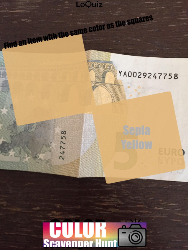 A banknote with yellow sepia color