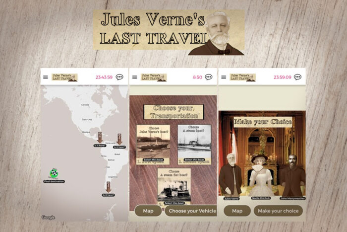 Jules Verne's last travel