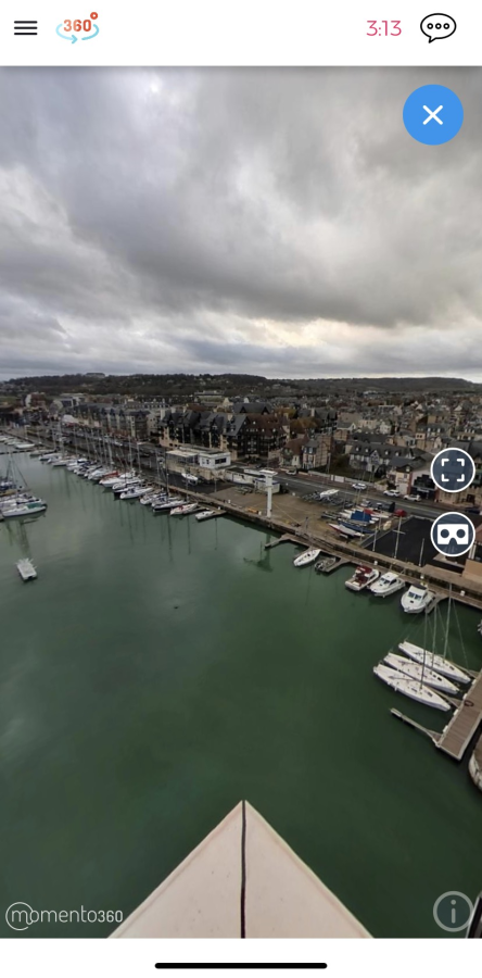 Screenshot from the 360 Deauville tour: and finally a 360 picture