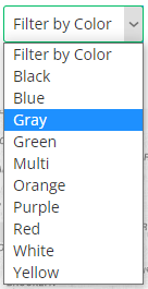 Filter by color, also many options