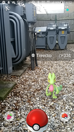 An augmented reality with Pokemon Go