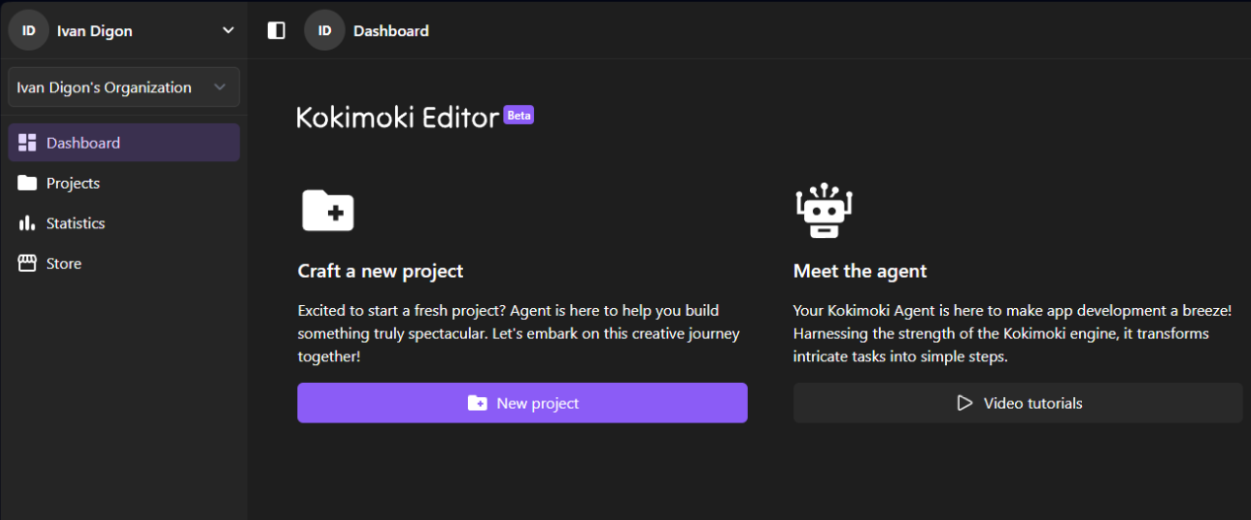 Kokimoki editor